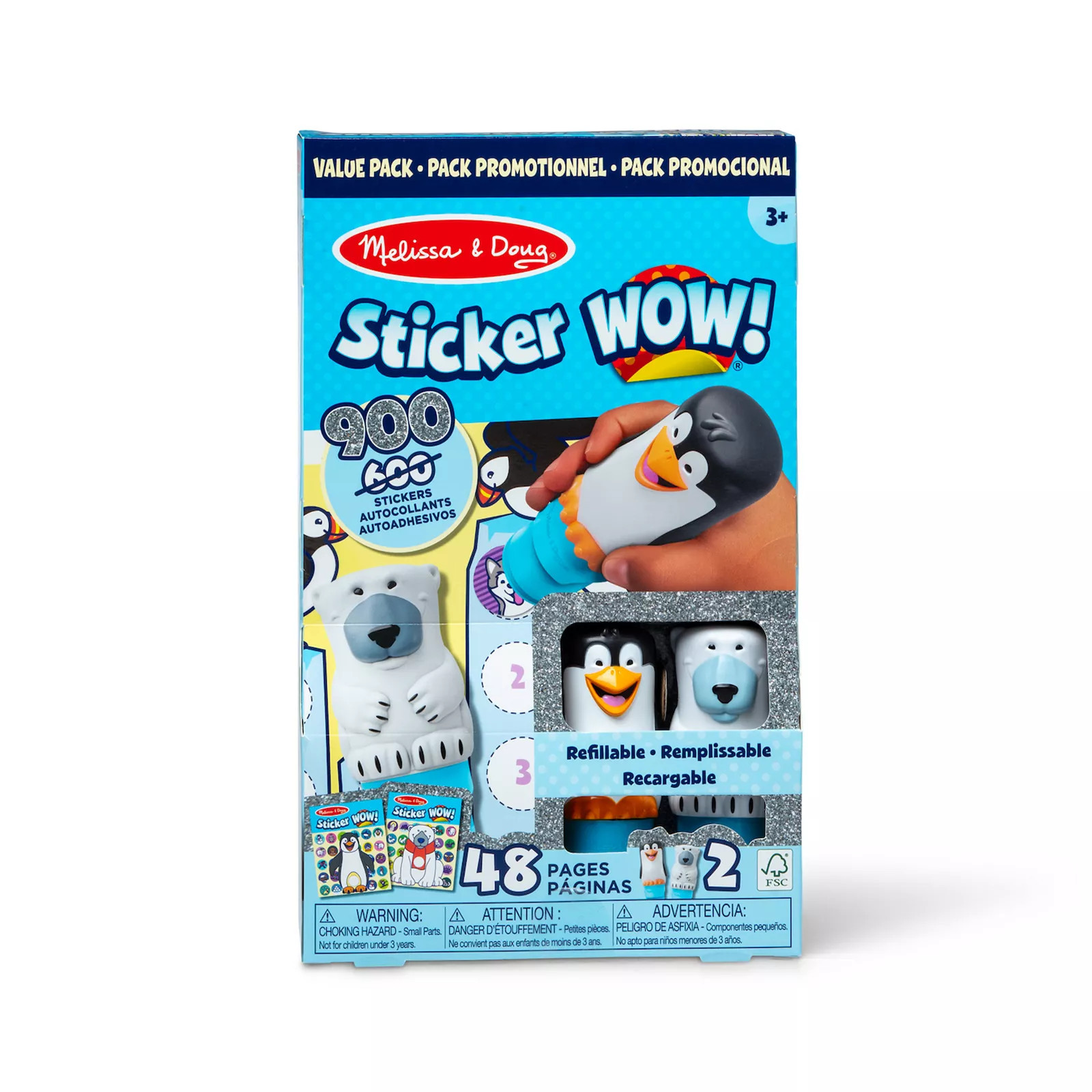 Melissa & Doug Sticker WOW!® Activity Pads & Sticker Stampers Winter Value Pack, Multi | Kohl's