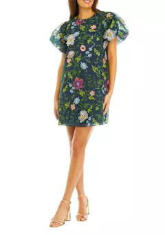 Women's Floral Organza Dress | Belk