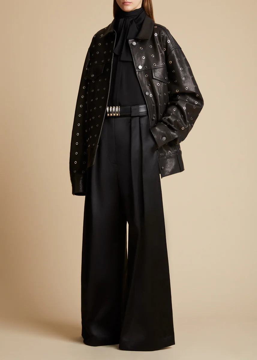 The Rico Pant in Black | Khaite