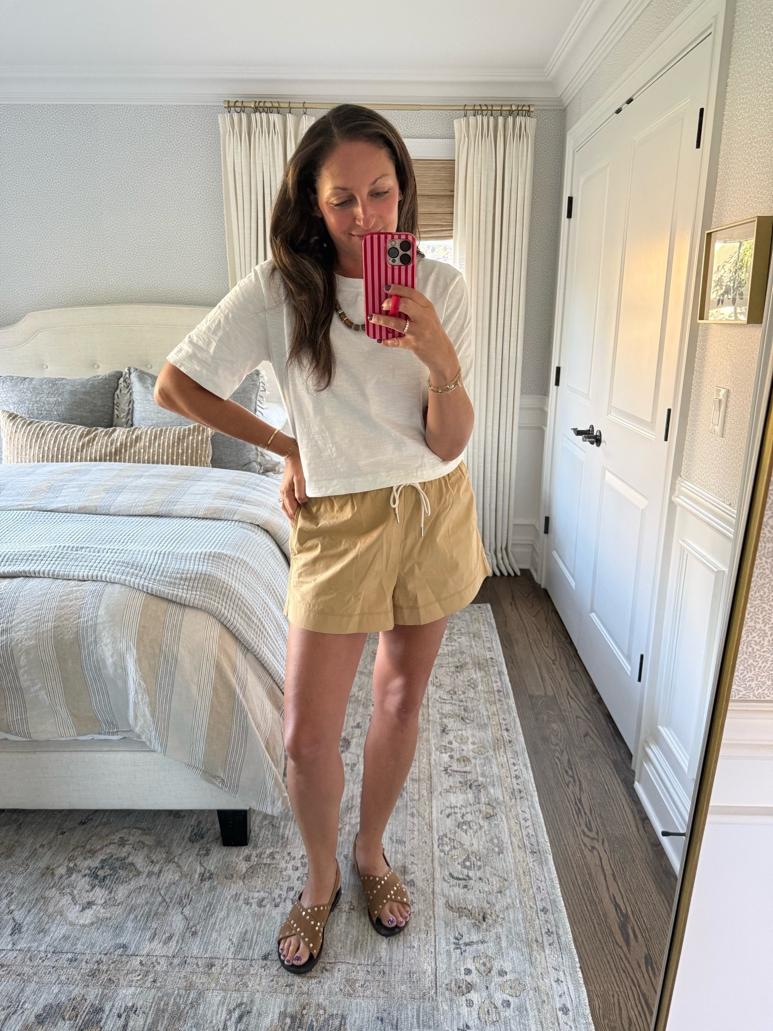 Tonight’s out to dinner look! Wearing these shorts (on major sale and you can use code SHOPSALE for an extra 30% off!!), one of my favorite basic tees and this gorgeous Tonight’s out to dinner look! Wearing these shorts (on major sale and you can use code SHOPSALE for an extra 30% off!!), one of my favorite basic tees and this gorgeous necklace!!

#LTKSaleAlert #LTKootd #LTKOver40