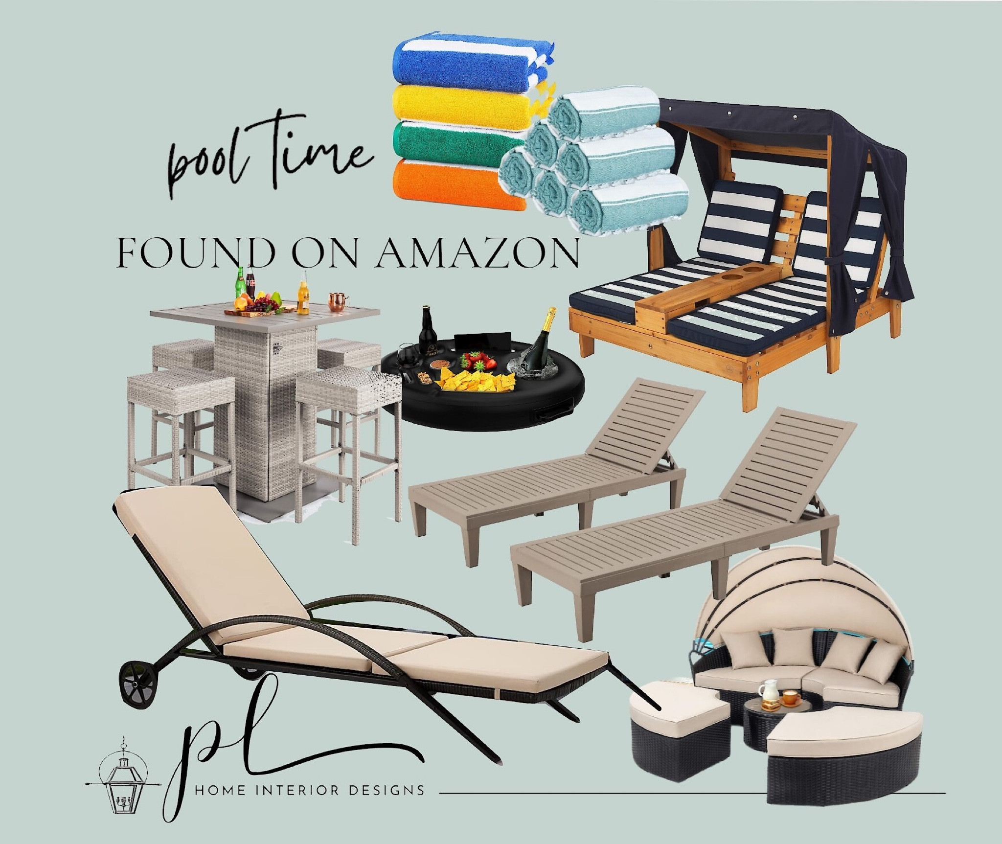 Pool Time!! We’ve got you covered for some family fun in the sun ! 
Amazon finds for everything pool☀️🕶️
Amazon, cabanas, towels, chaise, lounge chair, pool furniture, outdoor bar, pool accessories, pool drinks, floaties, pool, beach, summer finds, family fun, home pool

#LTKswim #LTKfamily #LTKSeasonal