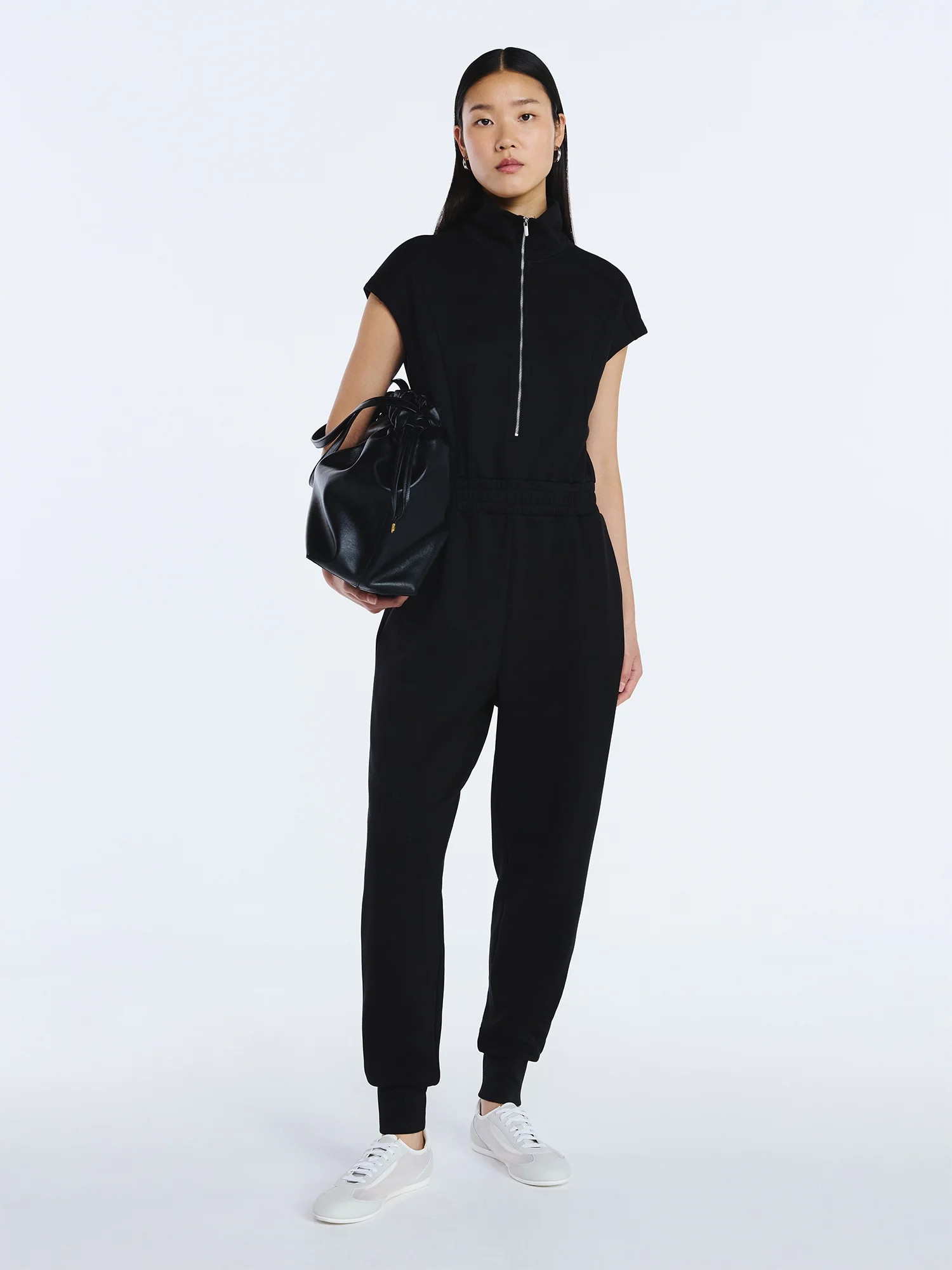 Scoop Women's and Women's Plus New Scubaknit Jumpsuit, Sizes XS-4X | Walmart (US)