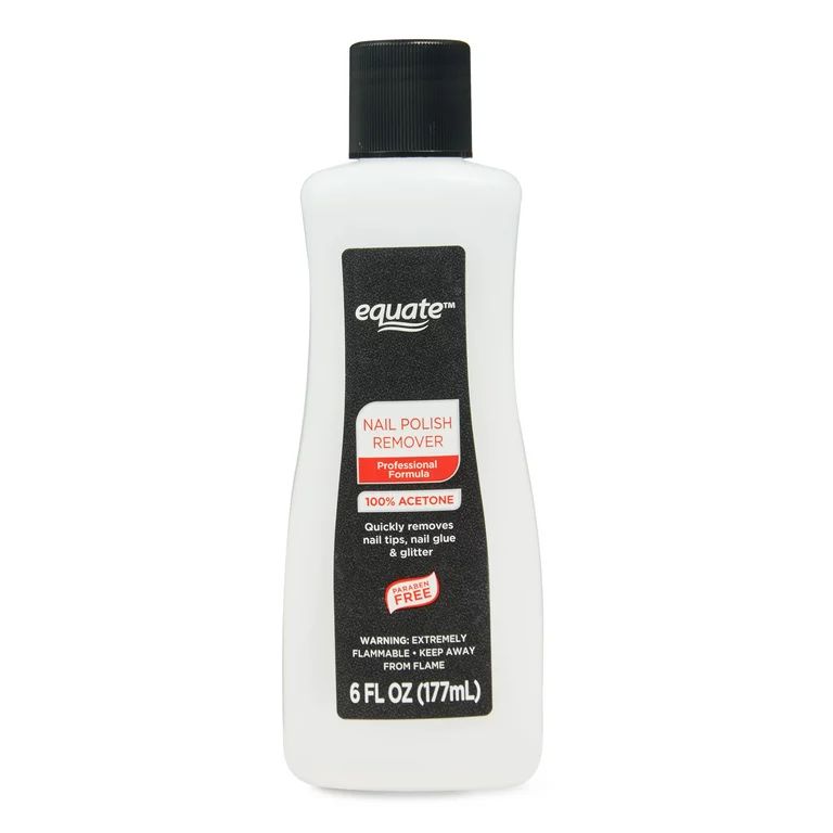 Equate 100% Acetone Nail Polish Remover, 6 fl oz | Walmart (US)