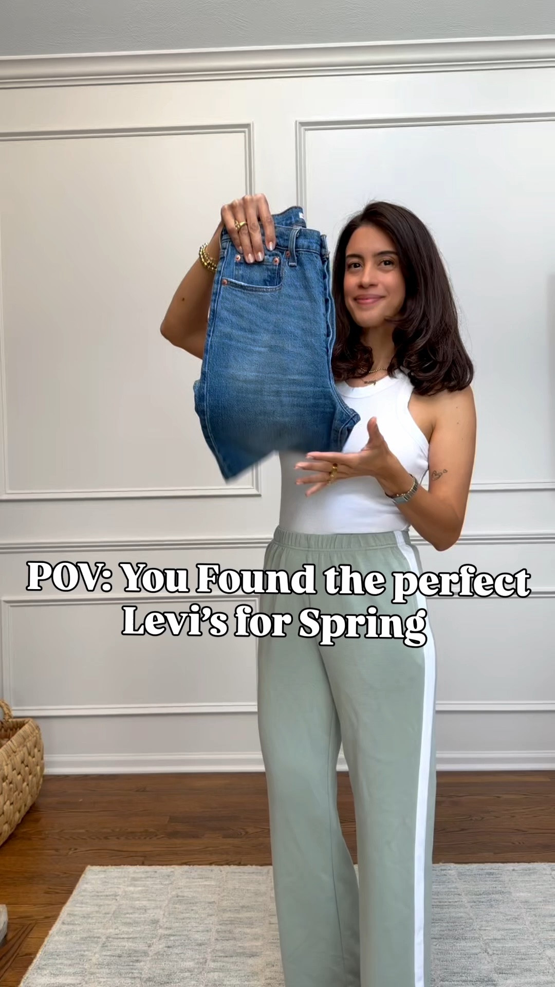 Spring denim + easy basics = my favorite kind of outfit lately 🤍 These Levi’s are such a good fit for spring outfits and so easy to dress up or down. I’ve been reaching for them nonstop with tanks, button-downs, lightweight knits, and flats for an effortless everyday look.

Sizing:
Jeans: wearing size 27, run TTS @levi

#LTKgrwm #LTKSeasonal #LTKootd
