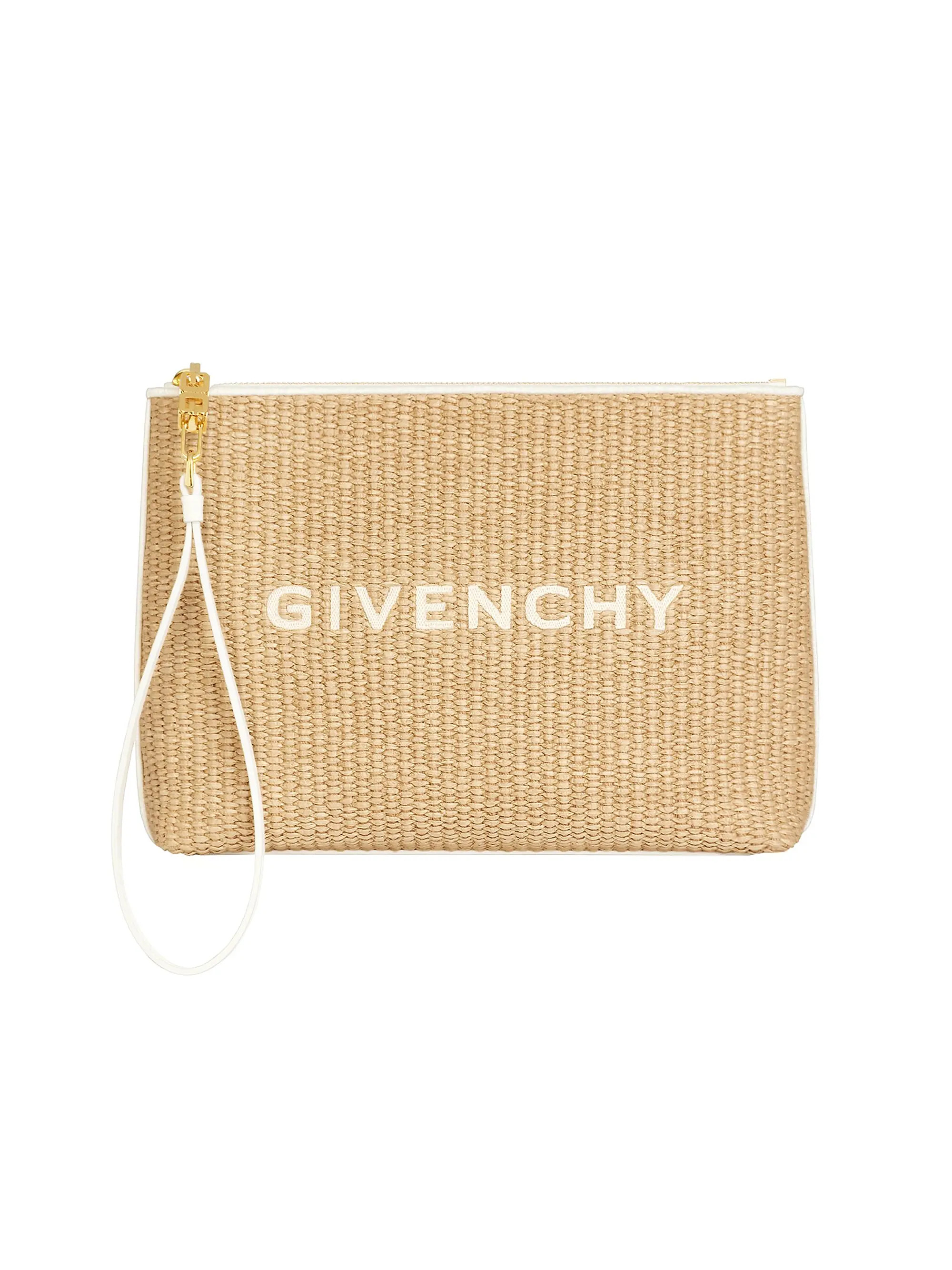 Travel Pouch In Raffia | Saks Fifth Avenue