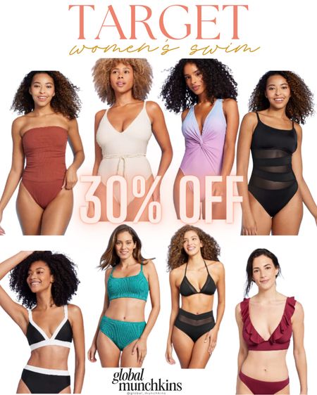 30% off women’s swim at Target with Target circle! I love how many different styles they have and how cute they all are! Get ready for summer with this SALE!

#LTKswim #LTKstyletip #LTKsalealert