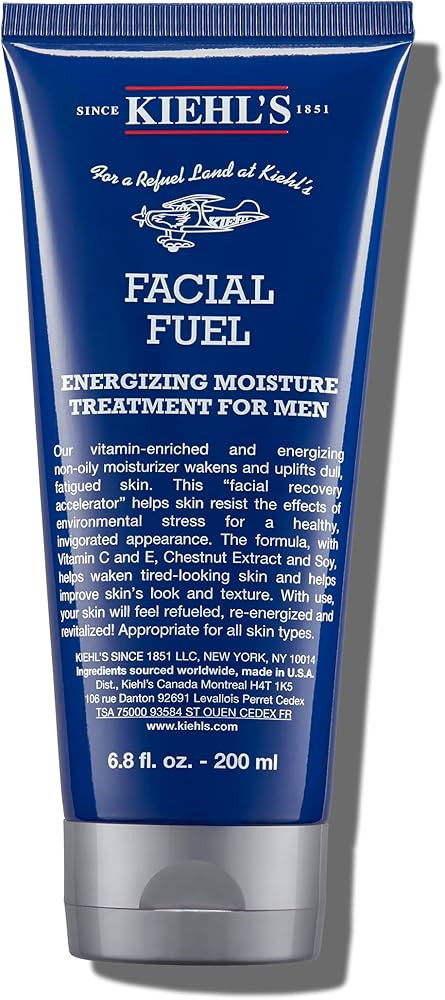 Kiehl's Facial Fuel Moisturizer, Men's Face Cream, with Vitamin C and Caffeine that Contain Antio... | Amazon (US)