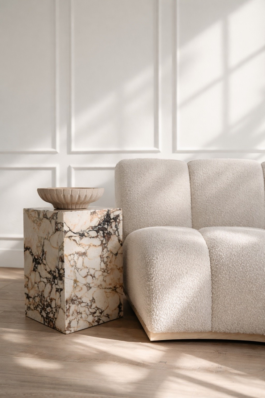 Let's build a $2600 marble table for under $50 🤎

I kept seeing these marble plinth tables everywhere—Pinterest, Instagram, literally nonstop… so I looked them up and they retail for $2000+ 👀 I wasn’t about to pay that, so I made one instead for under $50.

If you have the tools, miter the edges and you can skip the joint compound + paint steps!

Comment MARBLE and I’ll send you a link to everything you need!

#DIY #marbletable #diyfurniture #plinthtable #homedecor interiordesign diy marble table, marble plinth diy, budget home decor, luxury for less, designer dupe furniture, calacatta viola marble, marble side table, pedestal table diy, modern organic home, neutral home decor, high end look for less, furniture diy project, interior styling ideas, home decor hacks, custom furniture diy