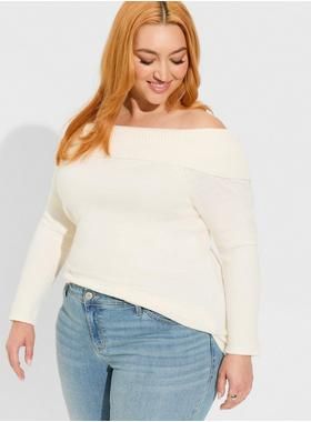 Pullover Off Shoulder Sweater | Torrid (US & Canada)