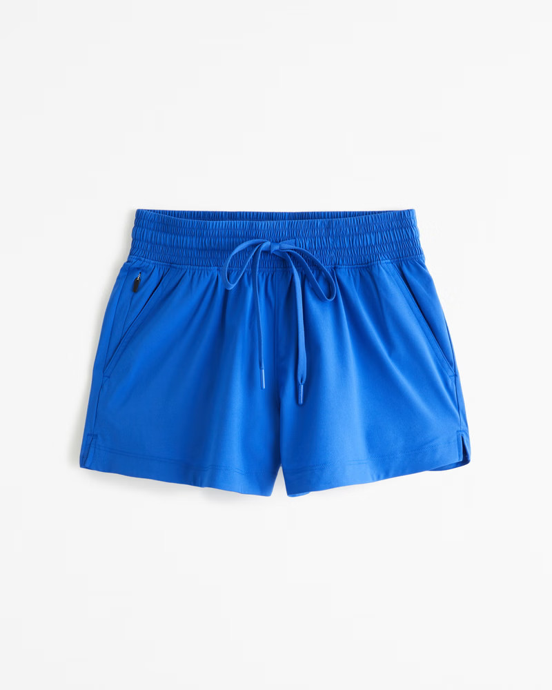 YPB motionTEK High Rise Lined Workout Short | Abercrombie & Fitch (US)