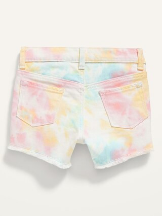 Tie-Dye Frayed-Hem Shorts for Toddler Girls | Old Navy (US)