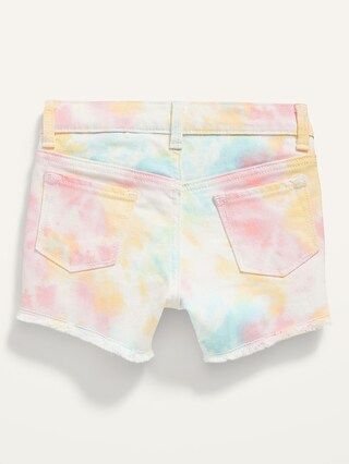 Tie-Dye Frayed-Hem Shorts for Toddler Girls | Old Navy (US)