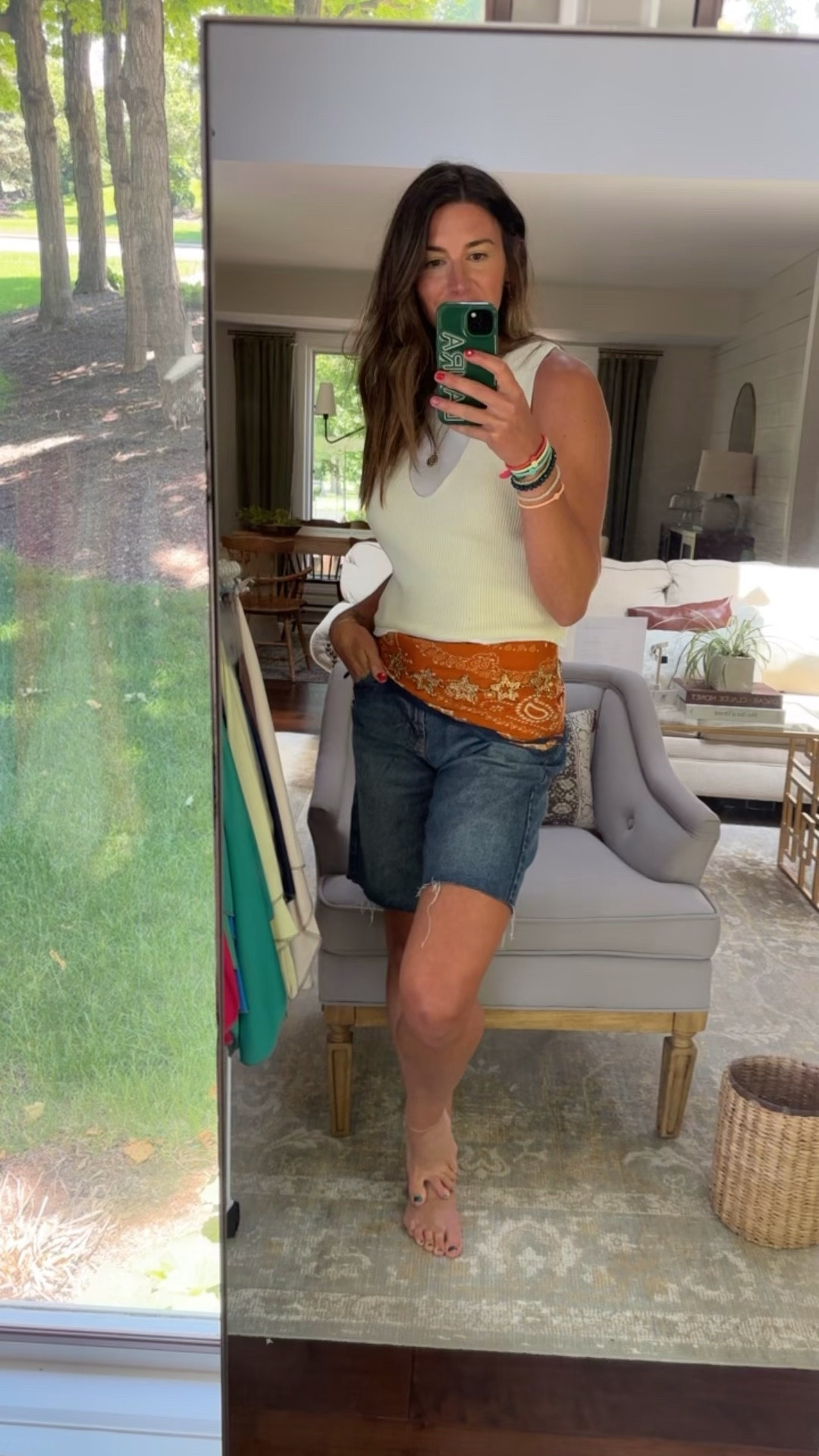 Today’s OOTD - wearing a size 2 in the shorts

#LTKootd #LTKgrwm #LTKdayinmylife