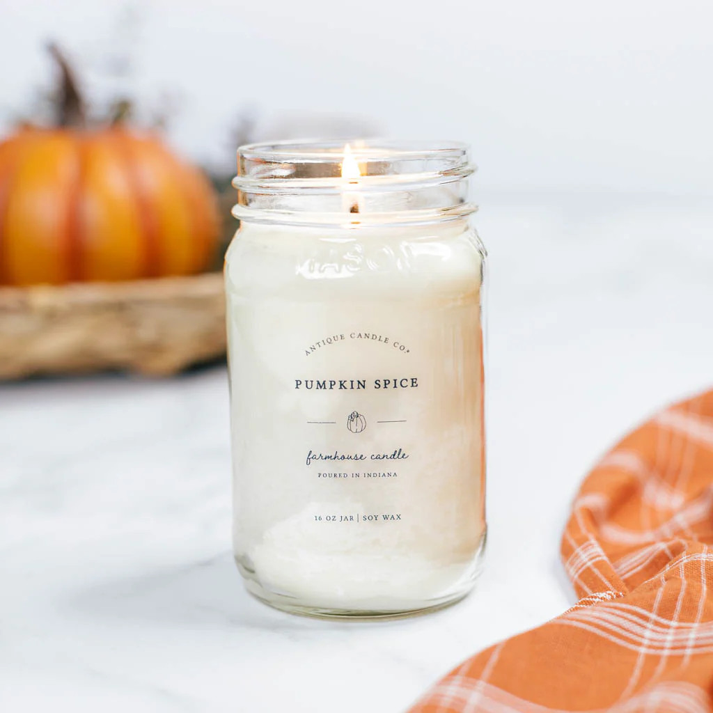 Pumpkin Spice 16 oz candle | Antique Candle Co.