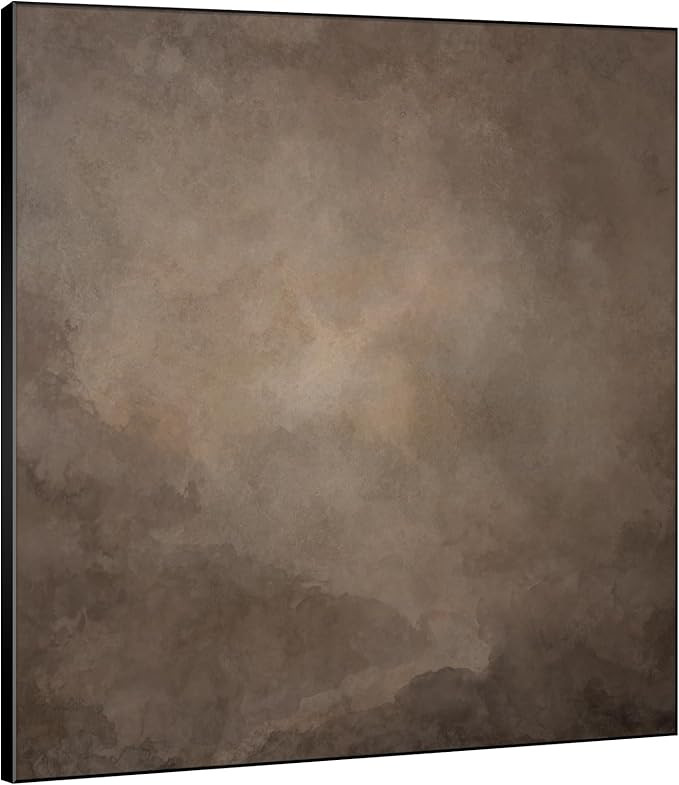 SIGNWIN 46"x46" Extra Large Framed Wall Art Brown Misty Texture Atmospheric Abstract Print for Ho... | Amazon (US)