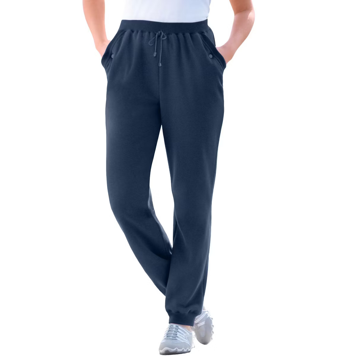 Woman Within Women's Plus Size Petite Better Fleece Jogger Sweatpant | Target