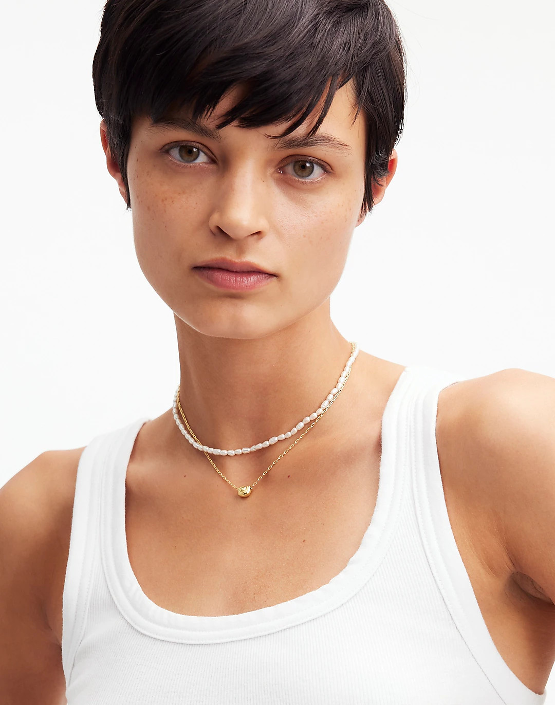Two-Pack Pearl Shell Necklace Set | Madewell
