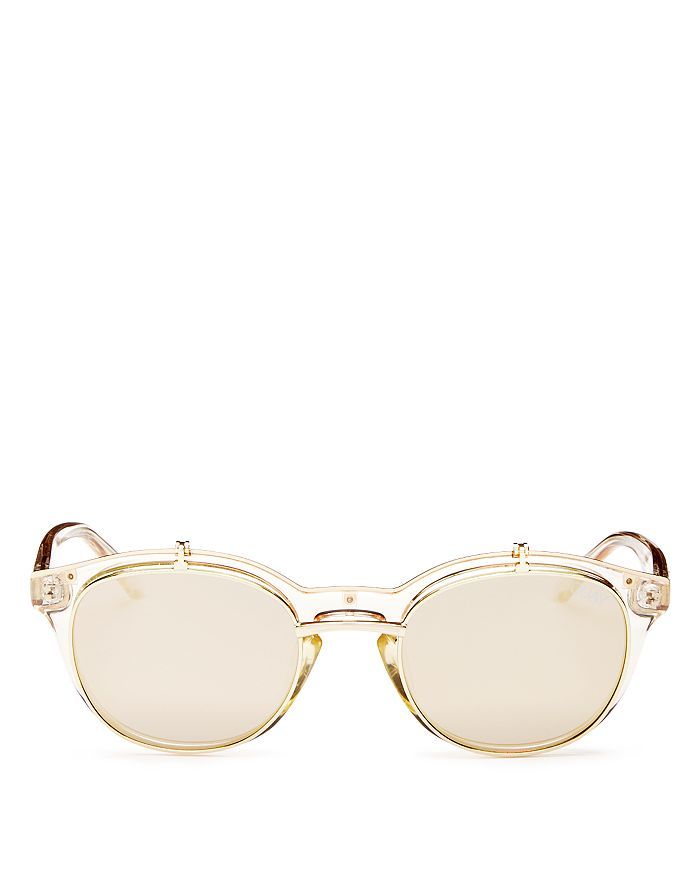 Women's Penny Royal Oval Flip-Up Sunglasses, 47mm | Bloomingdale's (CA)