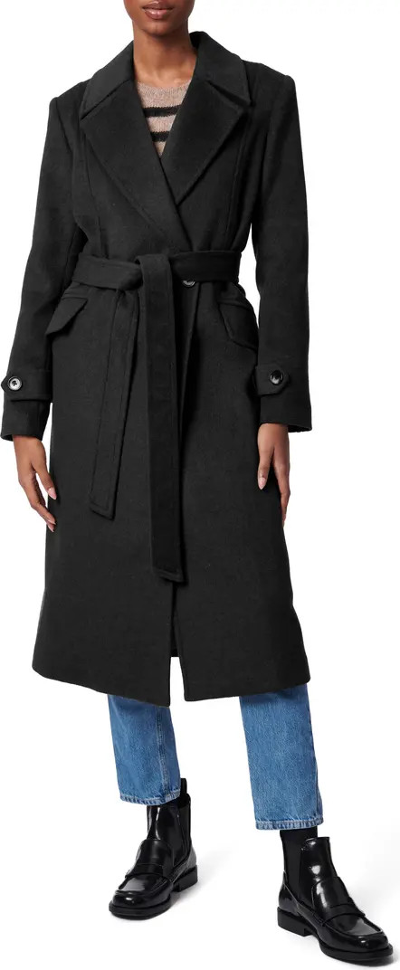 Bernardo Double Breasted Belted Coat | Nordstrom | Nordstrom