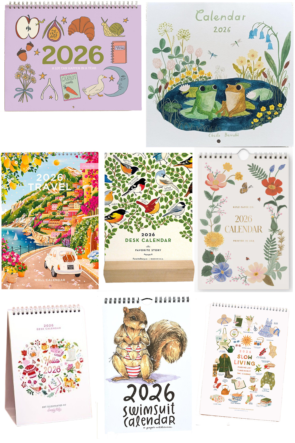 Calendars make a great, easy gift for co-workers, Moms, and anyone who likes to be organized (or maybe needs to be organized). And there’s a calendar for literally every interest or hobby, no matter how unique.

Shop these cute 2026 calendars that make great last-minute Christmas gifts! 

 #LTKGiftGuide #LTKHoliday #LTKFindsUnder50