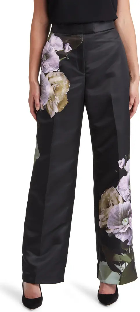 Nayaat Floral High Waist Wide Leg Trousers | Nordstrom
