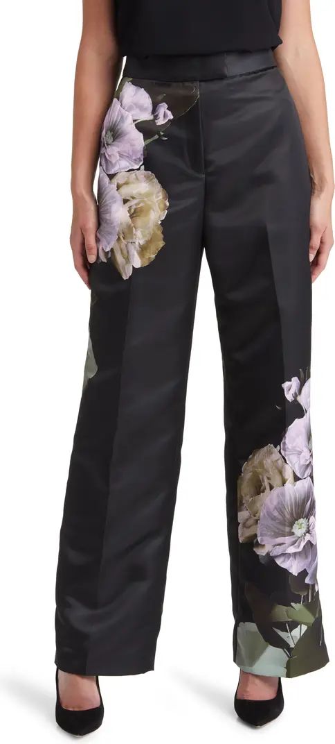 Nayaat Floral High Waist Wide Leg Trousers | Nordstrom