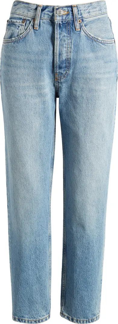 '70s Ultra High Waist Stove Pipe Jeans | Nordstrom