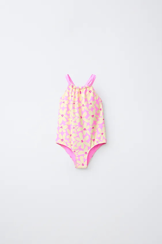 1-6 YEARS/ FLORAL PRINT SWIMSUIT | Zara US