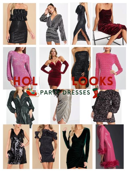 holiday party outfits / NYE / Christmas party / sequins / sparkly / red dress / 

#LTKSeasonal #LTKHoliday #LTKGiftGuide
