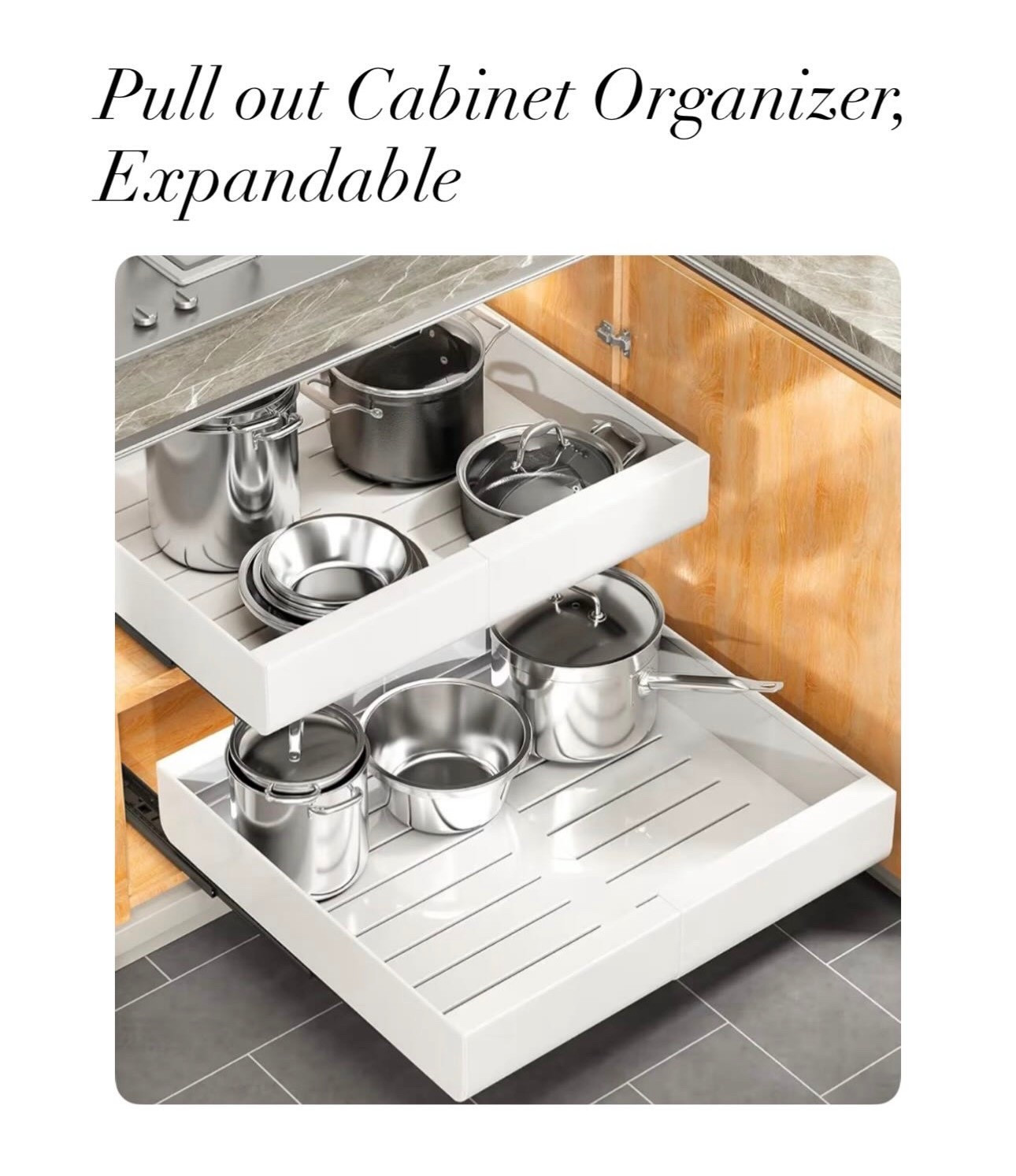 Expandable cabinet pull outs 

#LTKHome