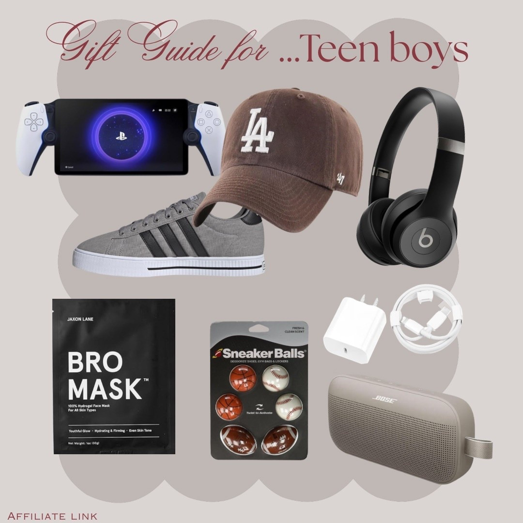 GIFT GUIDE FOR THE TEEN BOYS 🖤✨


#GiftGuide #Gifts #ChristmasGifts #HolidayGifts #GiftGuides #HolidayHub #GiftsForboys #ForHim #teens #kids #teenboy #boys #giftsforkids

#LTKMens #LTKHoliday #LTKGiftGuide