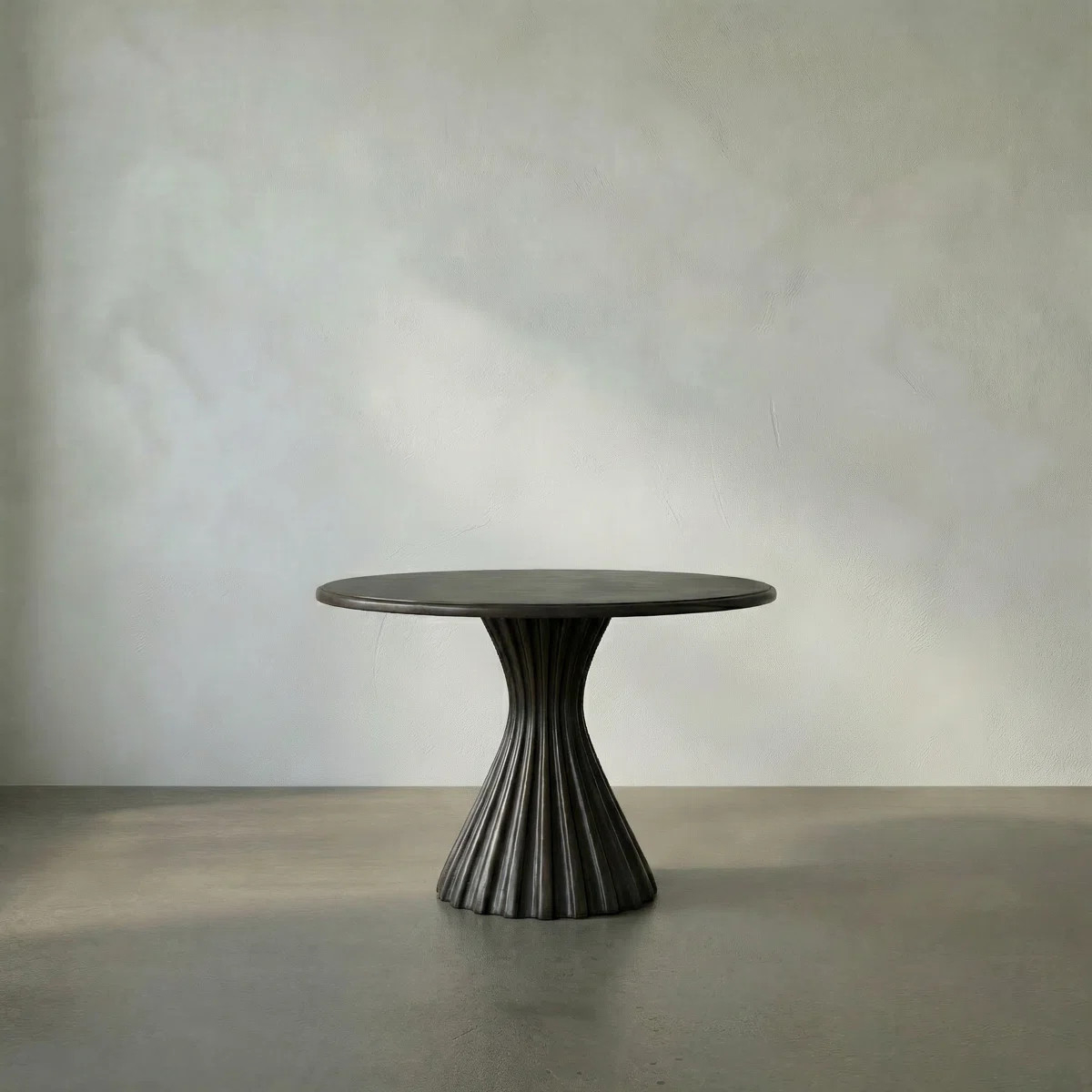 Osiris Round Mahogany Wood Dining Table | Perigold