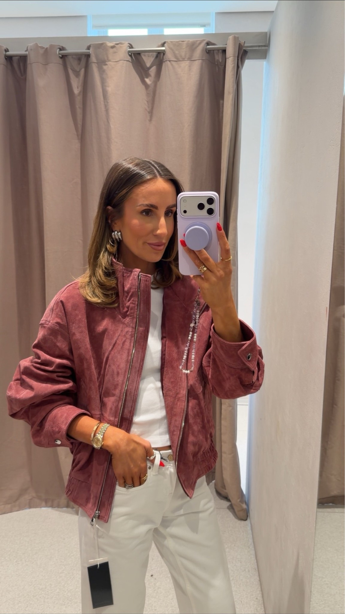 Jacket: size S 
Jeans: size 34

#LTKFashionMonth #LTKuk #LTKautumn