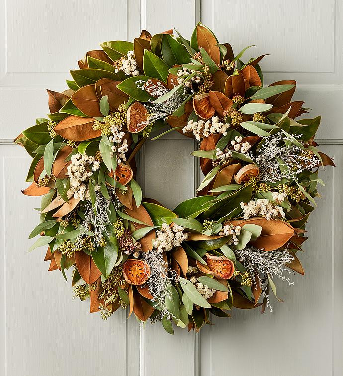 Rustic Magnolia Wreath | Harry & David