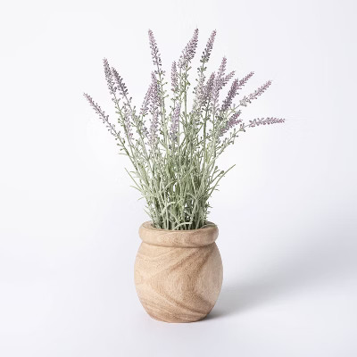 15" x 8" Artificial Lavender Plant in Pot - Threshold™ designed with Studio McGee | Target