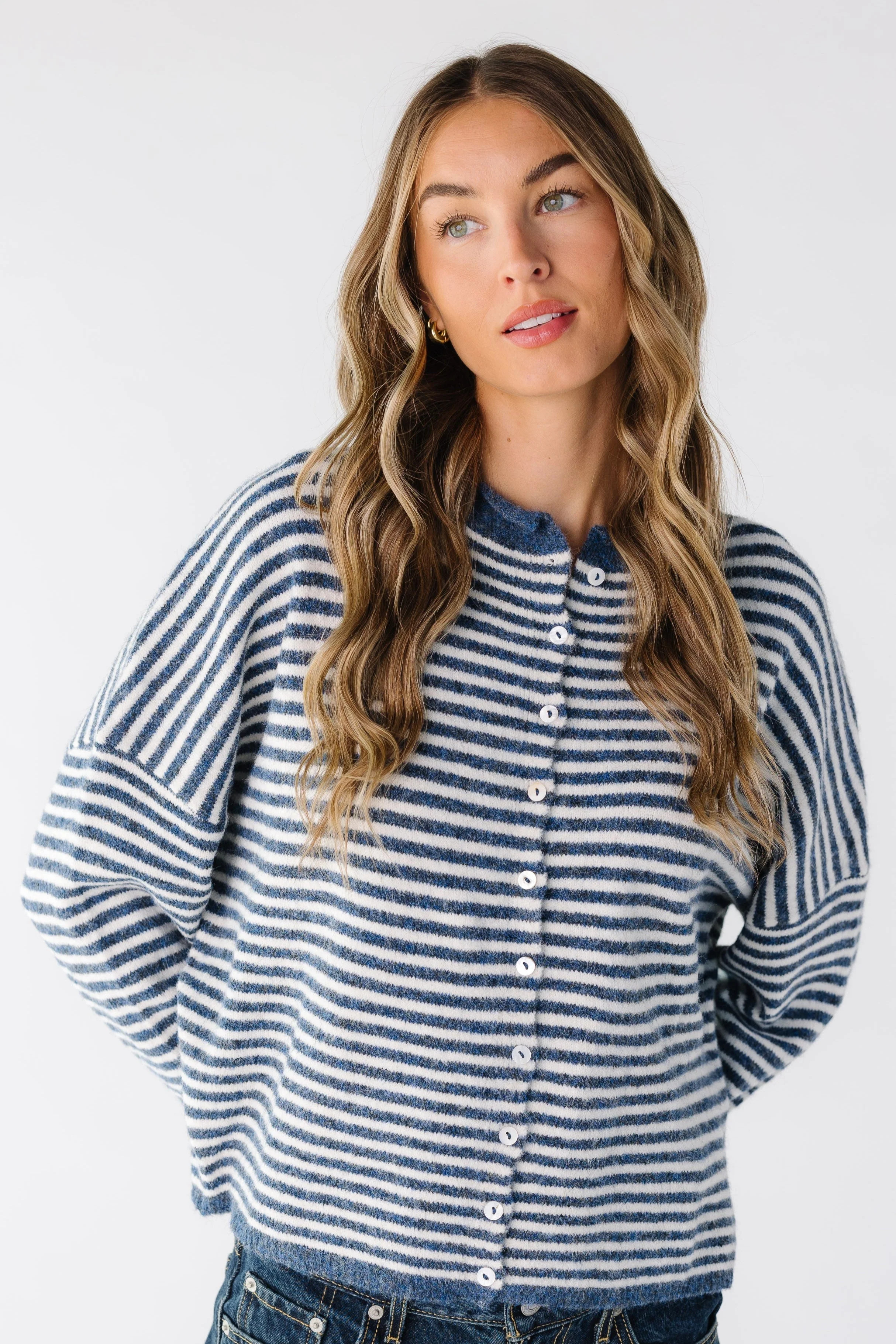 Aria New Stripe Cardigan | Called To Surf