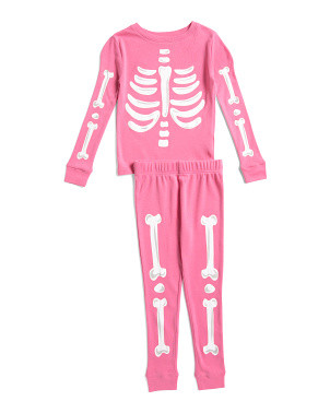 Kids 2pc Glow In The Dark Skeleton Sleep Set | Boys (8-20) | Marshalls | Marshalls