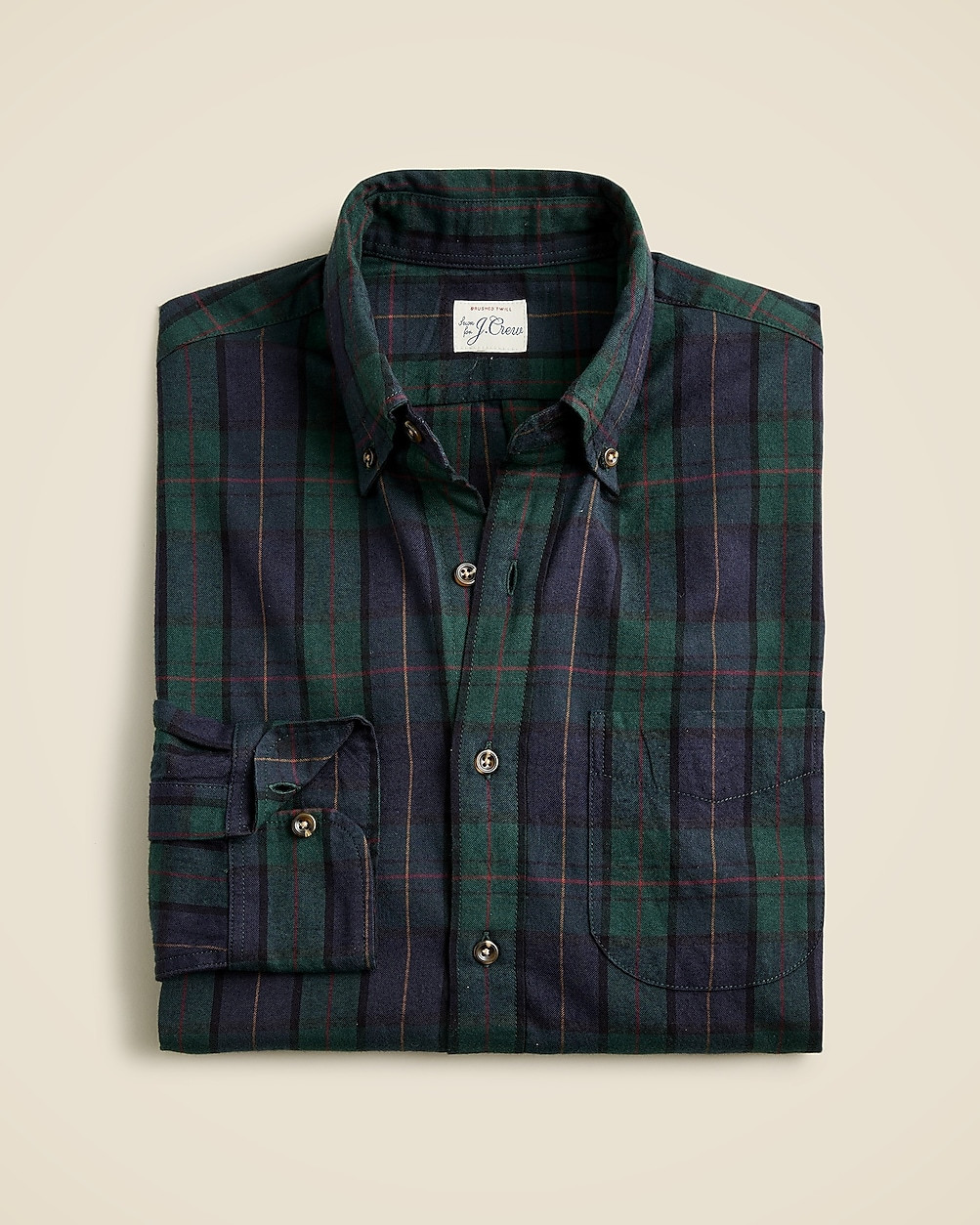 Brushed twill shirt | J. Crew US