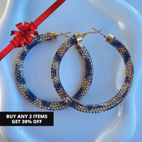 Leopard Earrings, Gift For Her, Rhinestone Pave Hoop Statement Boho Christmas Big Earrings | Etsy (US)