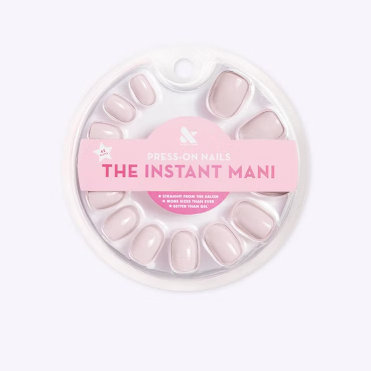 Olive & June Press-On Fake Nails - Extra Short Round TT - 42ct | Target