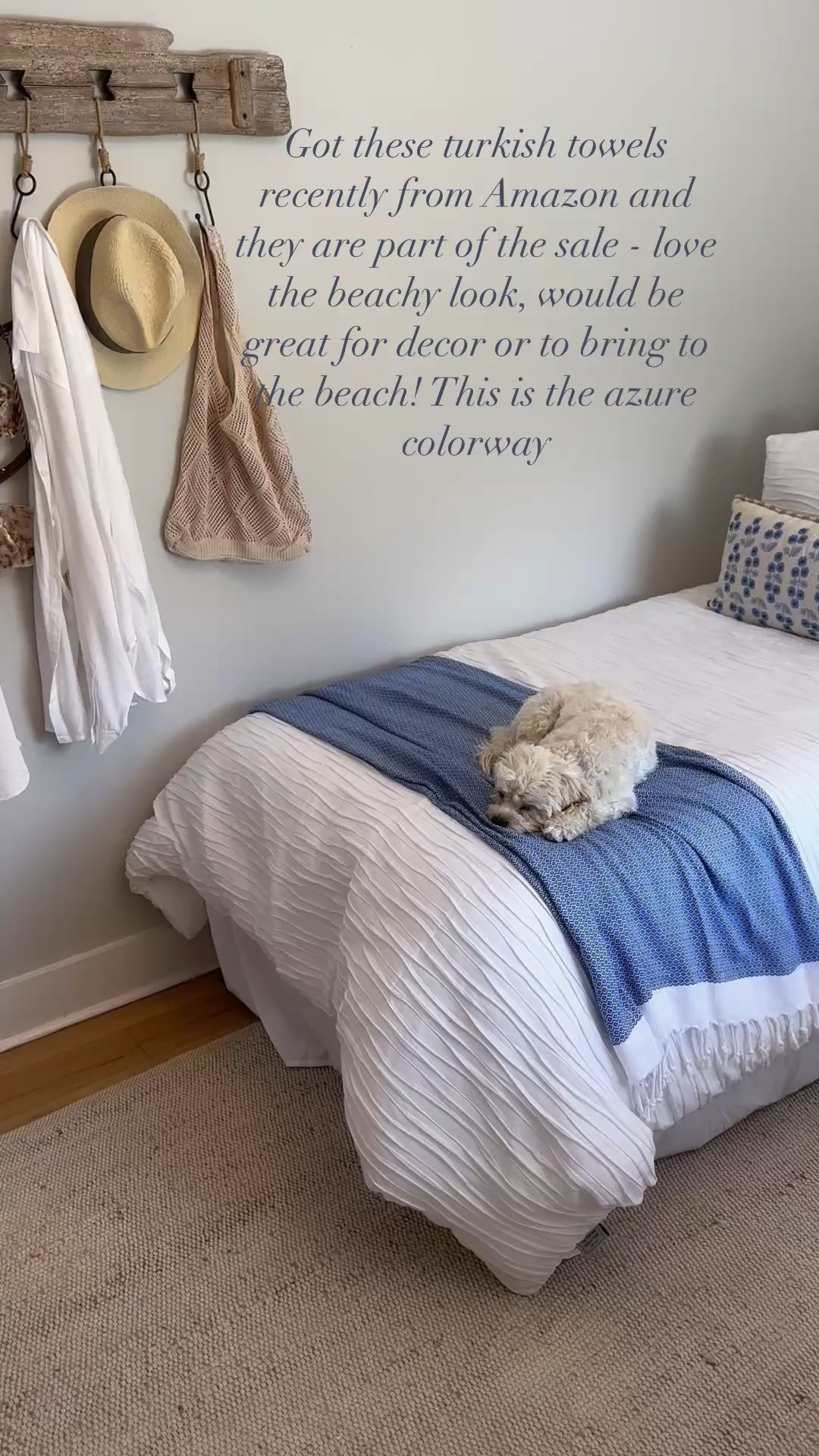 Got these Turkish towels from Amazon recently to use at the foot of twin beds - they are part of the spring sale!

Love the beachy look, would be great as decor or to bring to the beach!

#LTKHome #LTKStyleTip #LTKSaleAlert