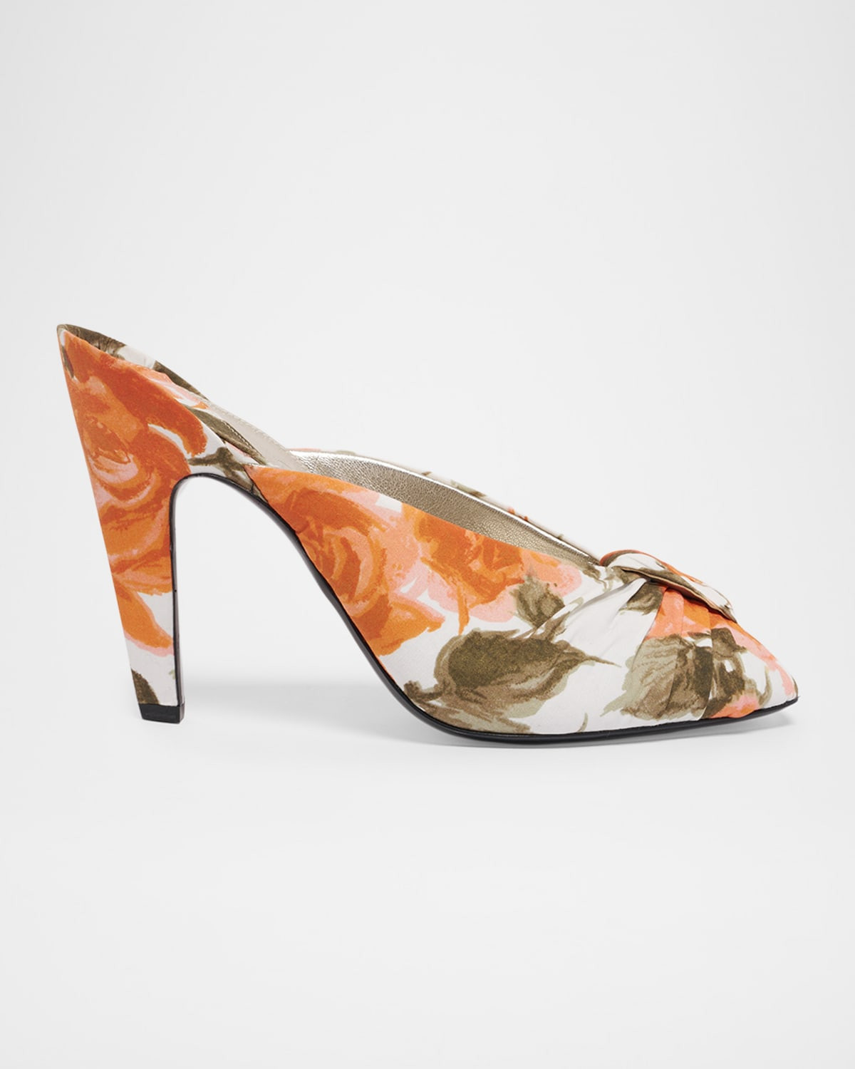 95mm Suzie Floral Mules | Neiman Marcus