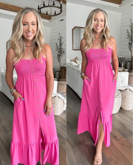Amazon fashion Amazon finds pink maxi dress size small resort wear summer outfit 

#LTKFindsUnder50 #LTKOver40