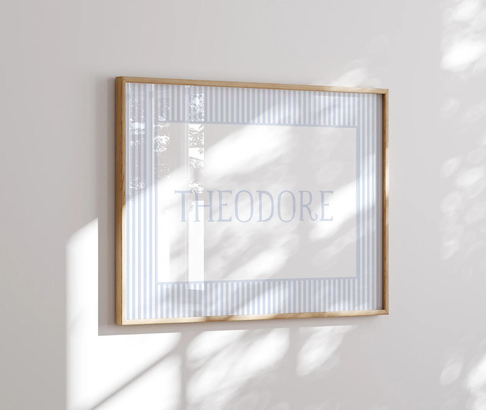 Classic Baby Boy White & Blue Nursery Decor Boy Blue Nursery Wall Art Name Nursery Art Personaliz... | Etsy (US)