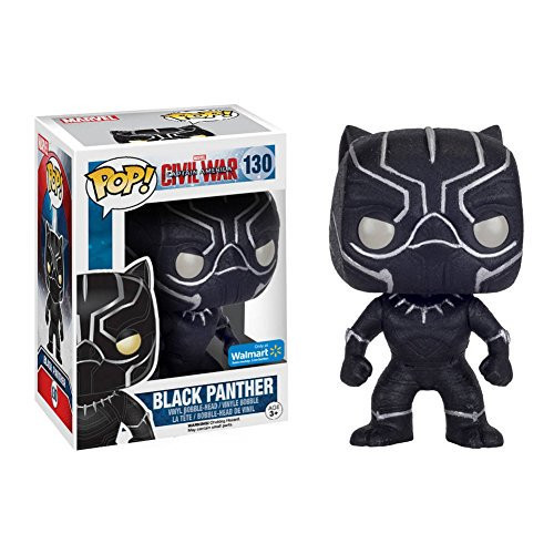 Funko Pop! Marvel Civil War #130 Black Panther Glitter exclusive | Walmart (US)