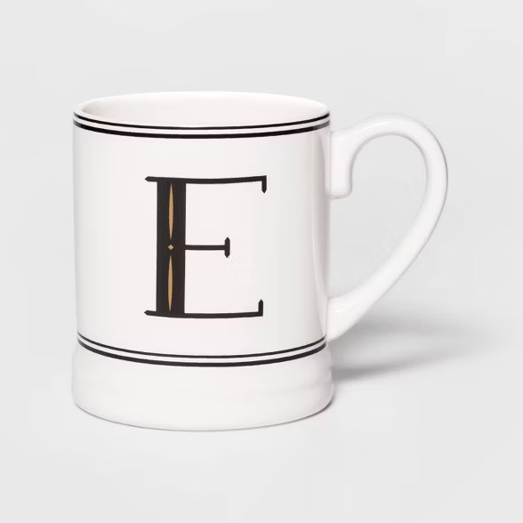 16oz Stoneware Monogram Mug - Threshold™ | Target