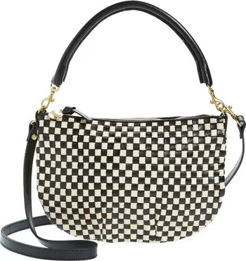 Clare V. Petit Moyen Woven Leather Messenger Bag | Nordstrom | Nordstrom