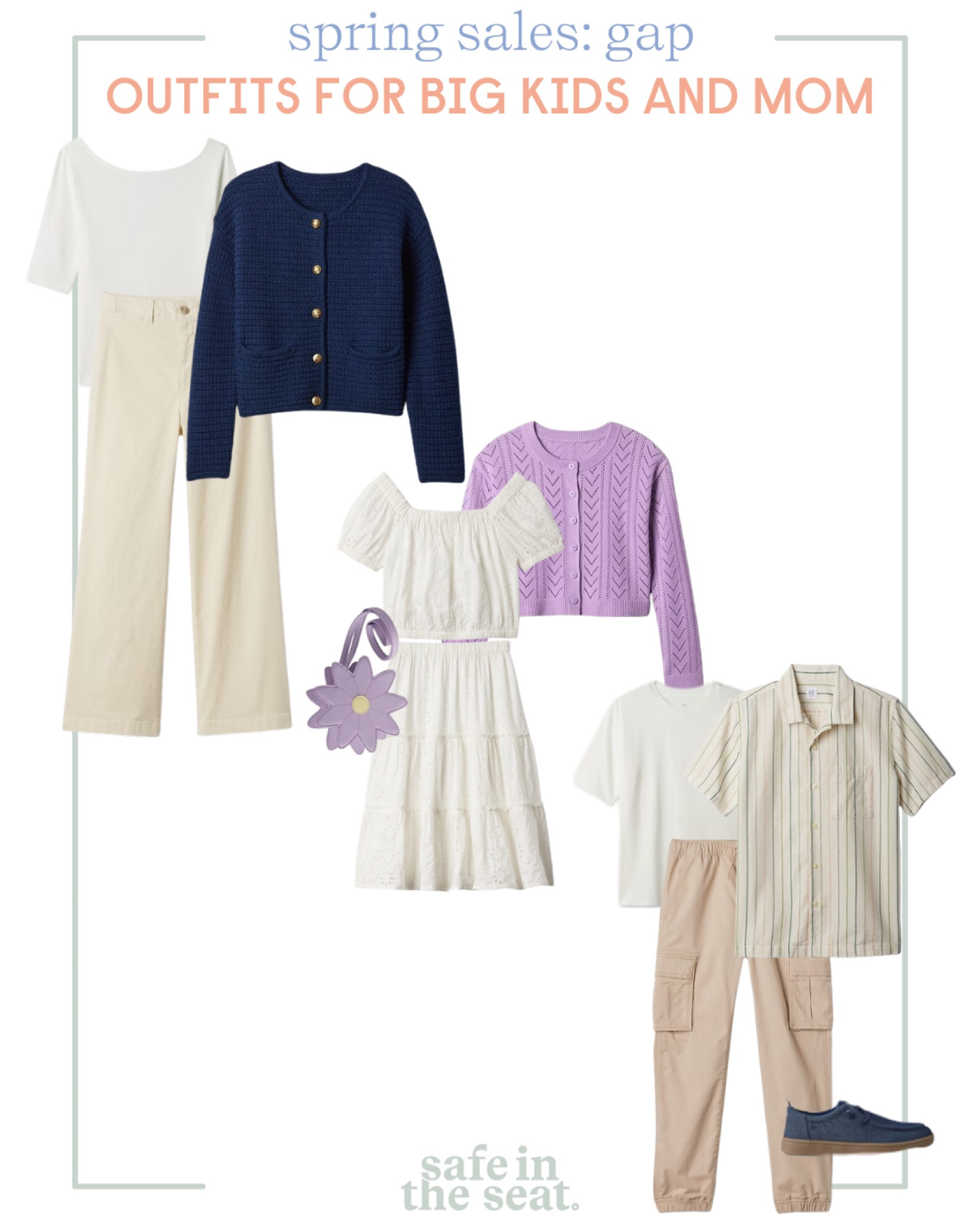 Sale alert 🚨 at least 30% off sale at Gap! Spring outfits for big kids and mom!

Easter outfits | kid Easter outfits | boy Easter outfits | girl Easter outfits | vacation outfits | spring break outfits 

#LTKSpringSale #LTKstyletip #LTKkids