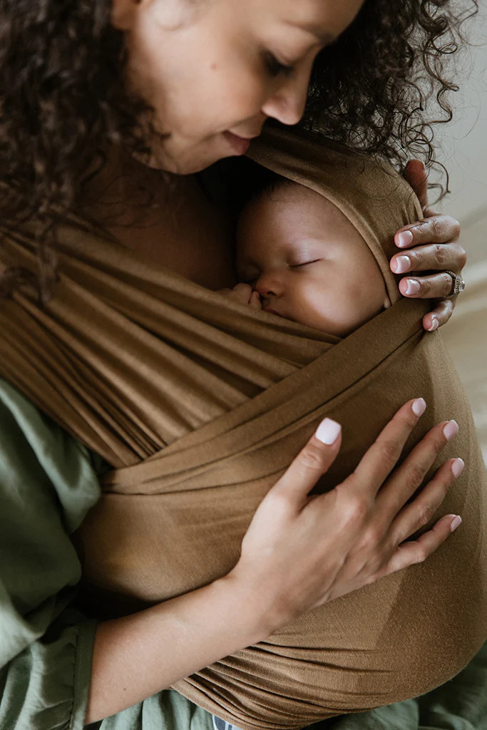 Cream Chequer Wrap | Solly Baby