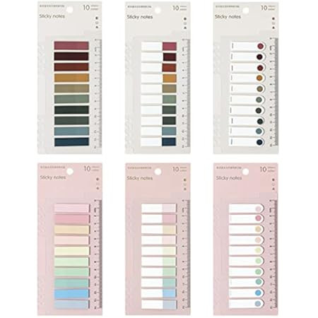 1200 Pcs Sticky Tabs, Self-Adhesive Page Index Tabs Writable Annotation Tabs for Books Notebook File | Amazon (CA)